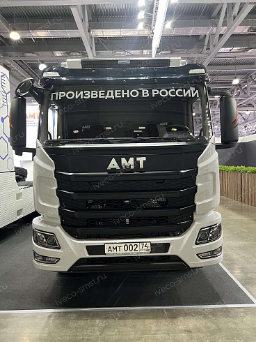 Изотермический фургон-рефрижератор с гидробортом на шасси АМТ 432901