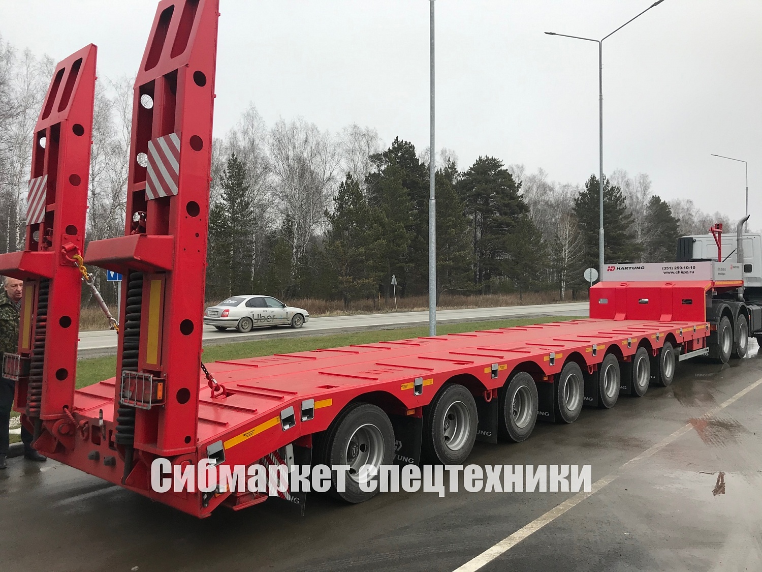 Седельный тягач + трал г/п 90 тонн отгружены в Забайкальский Край